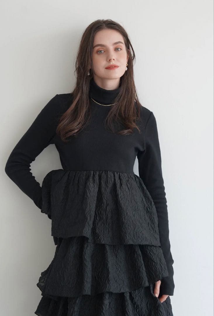 【新品SIZE2】Acka.docking frill one-piece