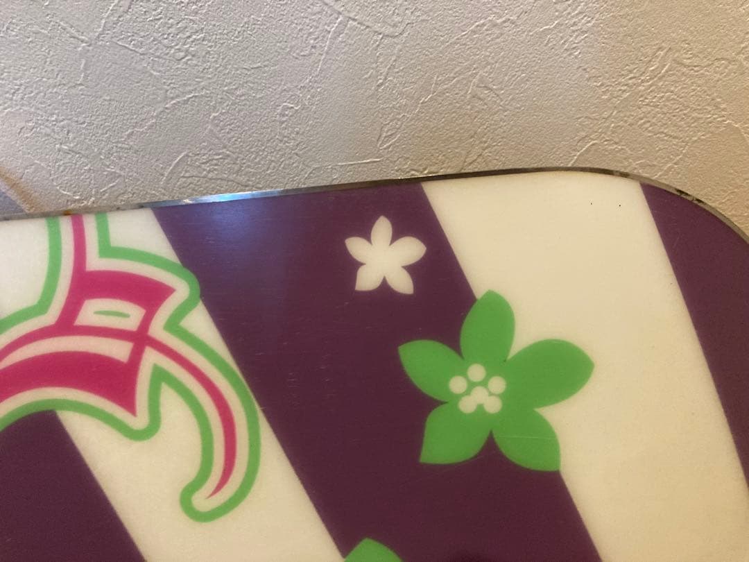 ピンク スノーボード バインディング付き