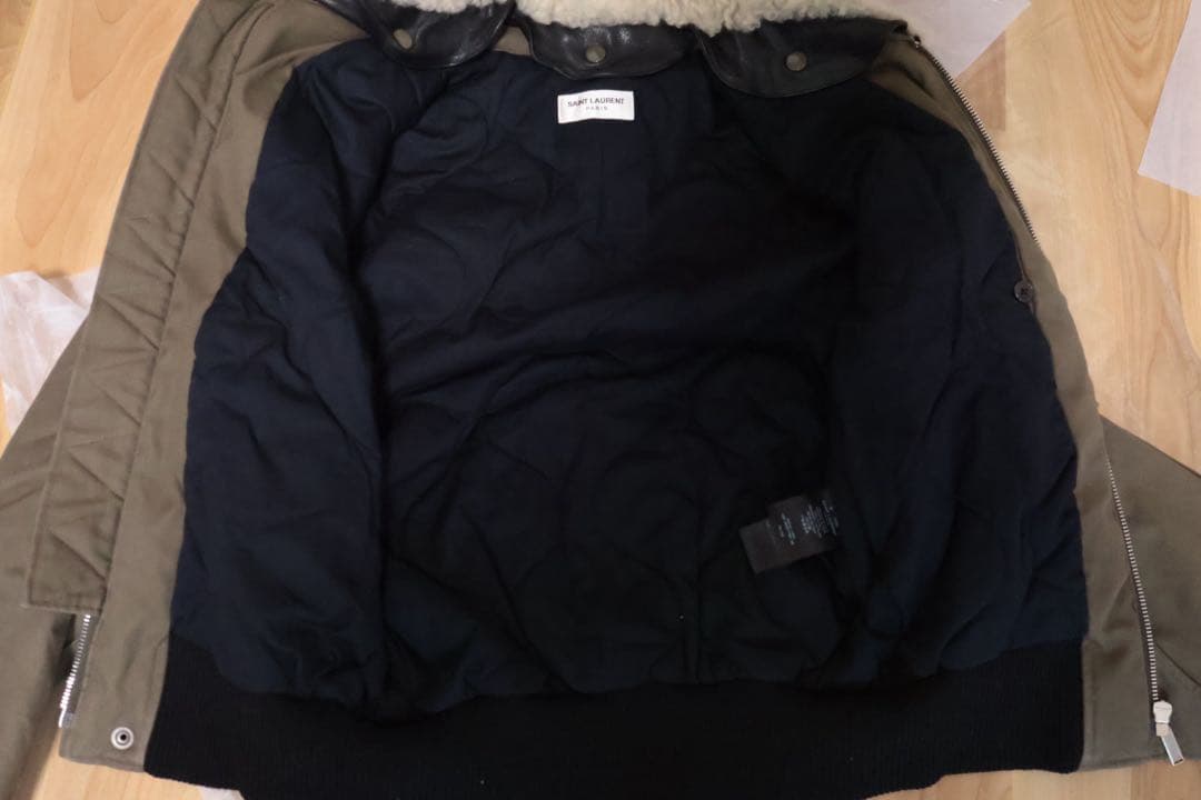 サンローラン　ボンバージャケット