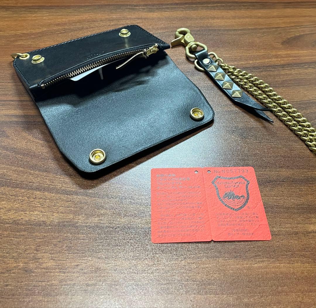 牛革本革ミドルトラッカーウォレット　栃木レザー