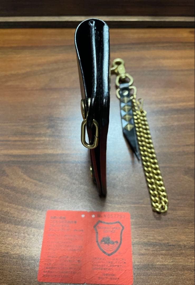 牛革本革ミドルトラッカーウォレット　栃木レザー