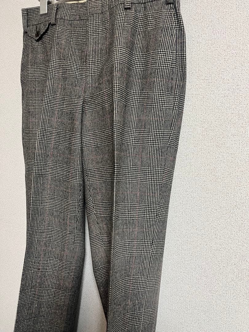 【美品】Jプレスプレステージ　フランネル　2Bスーツ　S相当　グレンチェック