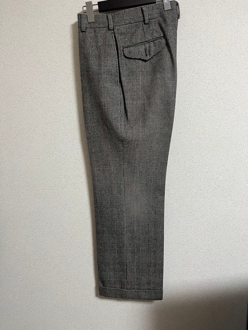 【美品】Jプレスプレステージ　フランネル　2Bスーツ　S相当　グレンチェック