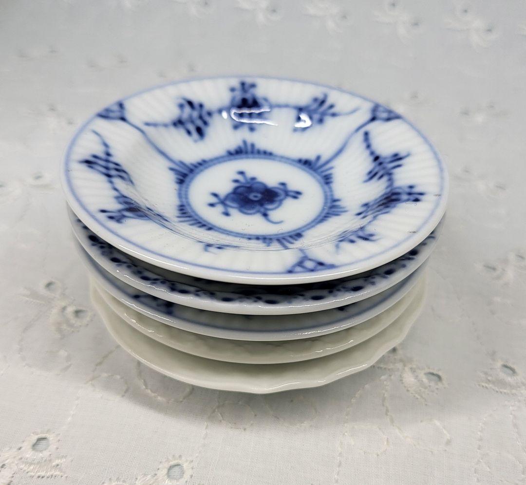 美品✨ロイヤルコペンハーゲン ブルーフルーテッド 豆皿 バタープレート 5枚