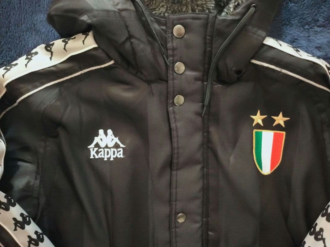 【新品美品】サッカーイタリア代表 Kappa ベンチコート ダウン メンズS