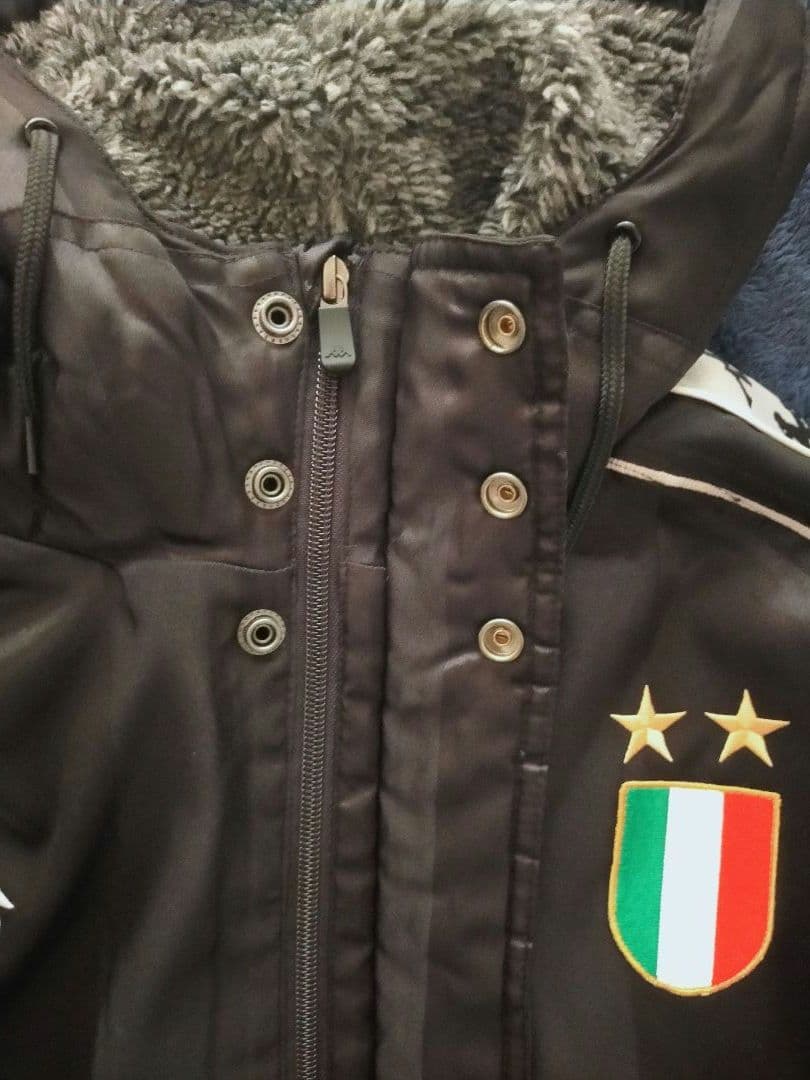 【新品美品】サッカーイタリア代表 Kappa ベンチコート ダウン メンズS