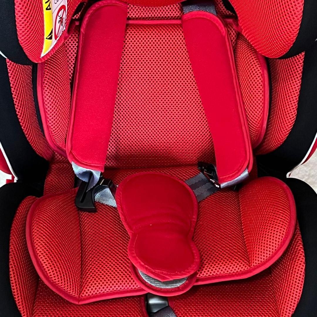 美品 リーマン LEAMAN カイナ チャイルドシート 1029A レッド