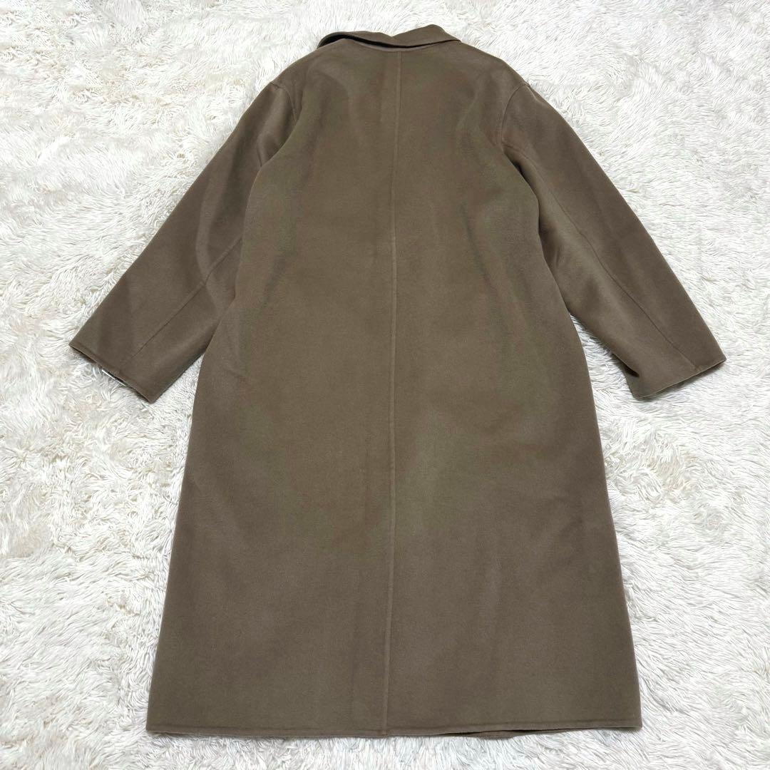 【新品タグ付✨】UNTITLED リバー素材 オーバーチェスターコート L