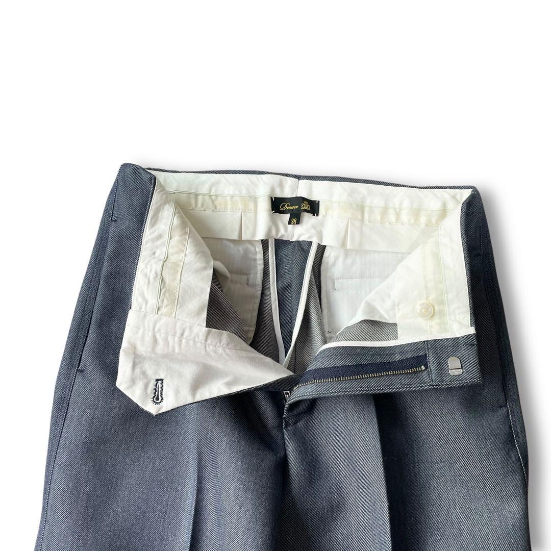 ほぼ未使用✨Drawer ウールモヘア RESORT2 スラックス ワイド 38