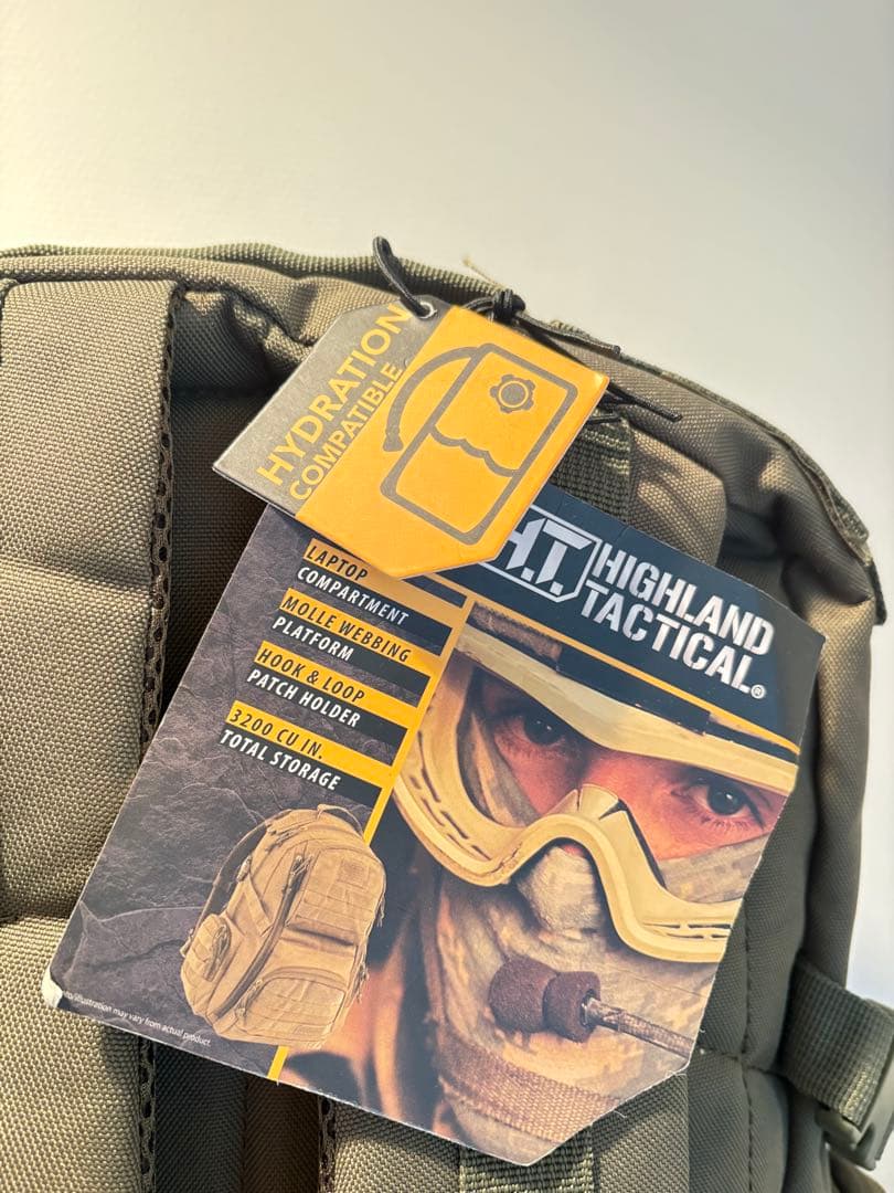 HighlandTactical MolleウェビングCRUSHERバックパック