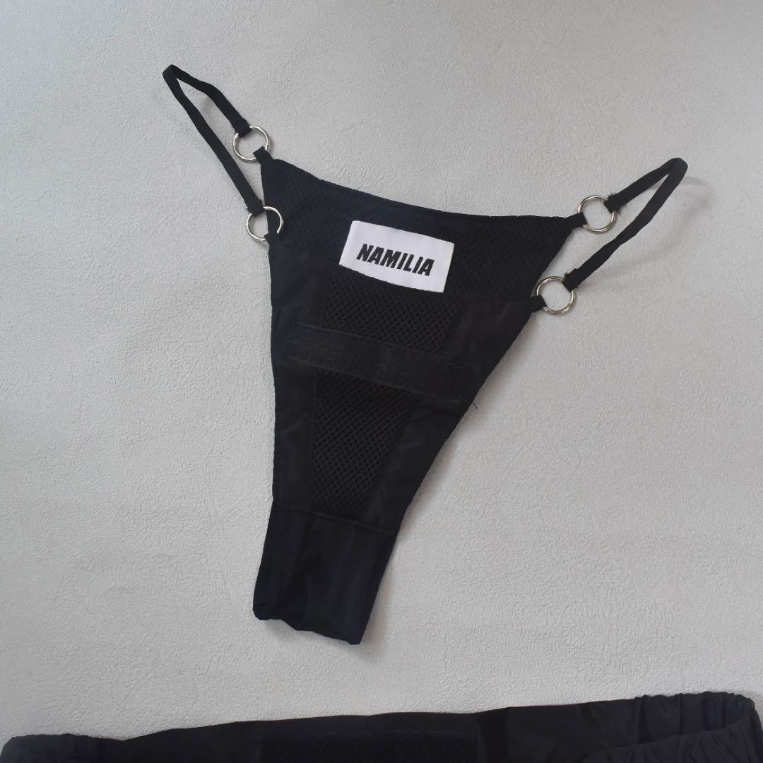 NAMILIA テクノバギーパンツ カーゴパンツ ギミック Y2K 完売モデル