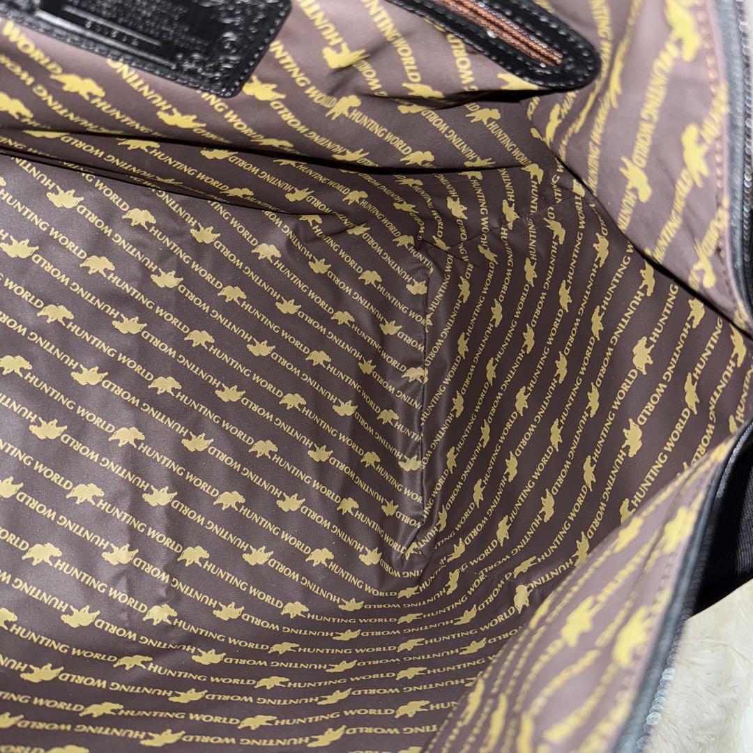 新品 ハンティングワールド メルセデスベンツ コラボ ボストンバッグ 黒