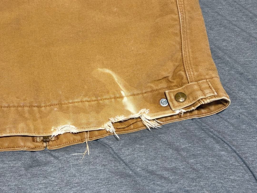 ショート丈00s USA製ブラウンカーハートデ トロイトジャケット M