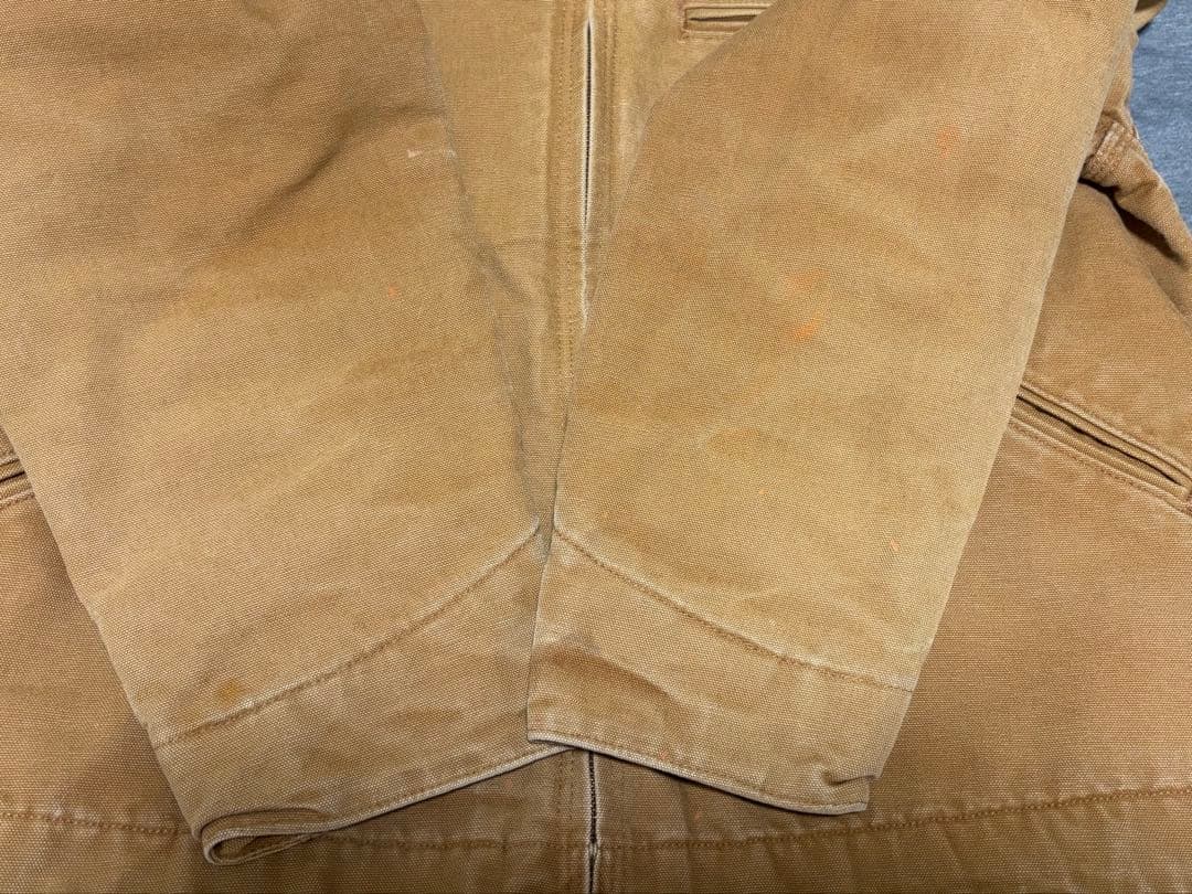 ショート丈00s USA製ブラウンカーハートデ トロイトジャケット M