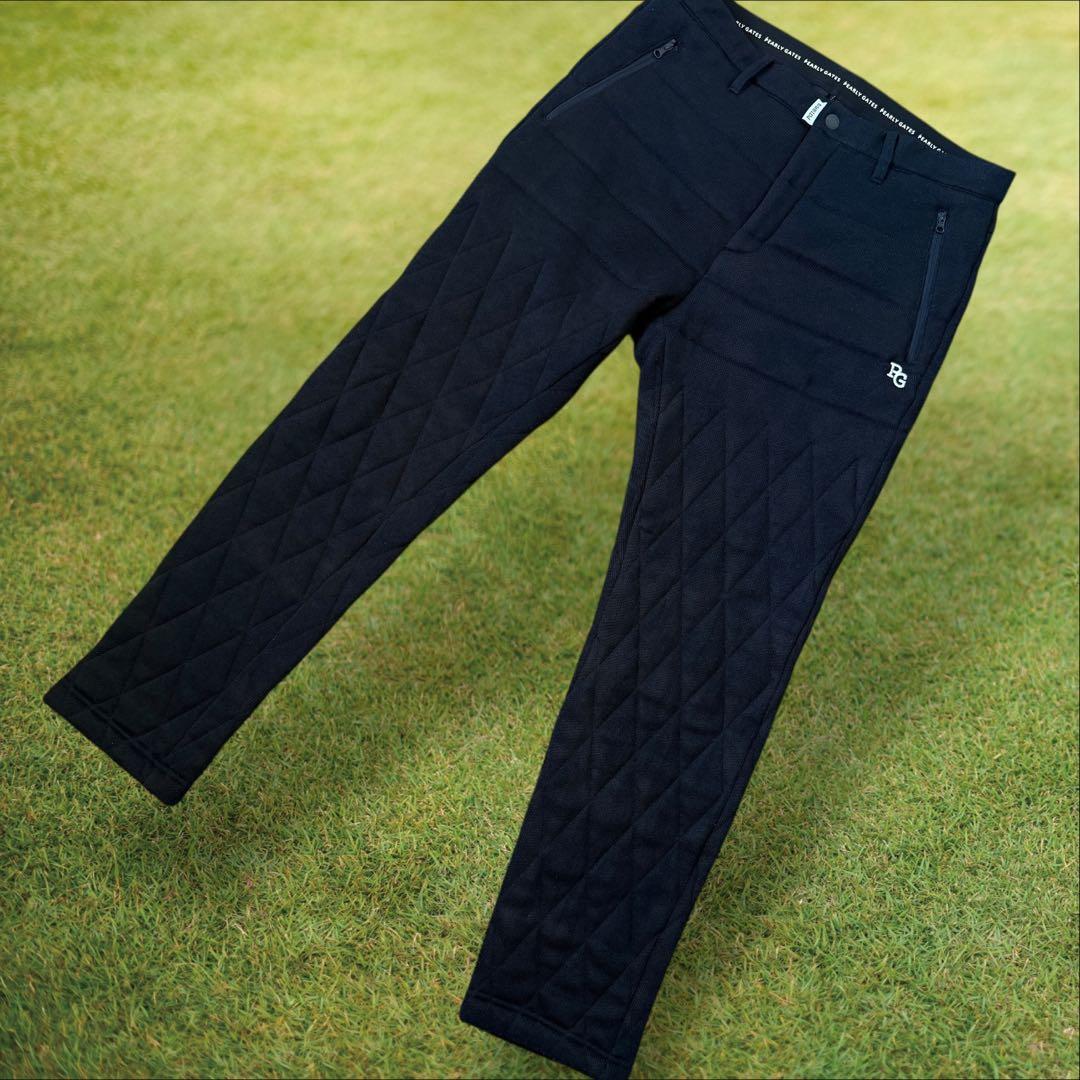 現行モデル　中綿　蓄熱　裏地付き　パーリーゲイツ　パンツ　L〜XL相当　紺　6