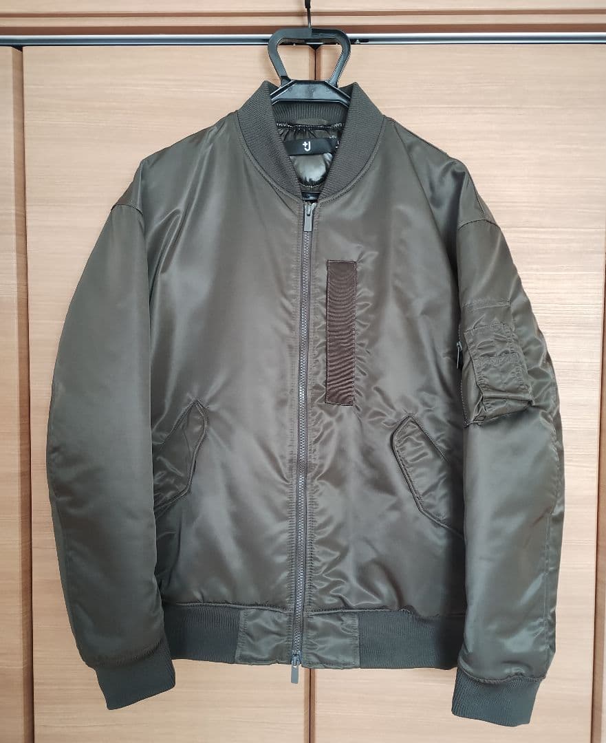 ハイブリッドダウンオーバーサイズMA-1ブルゾン【L】