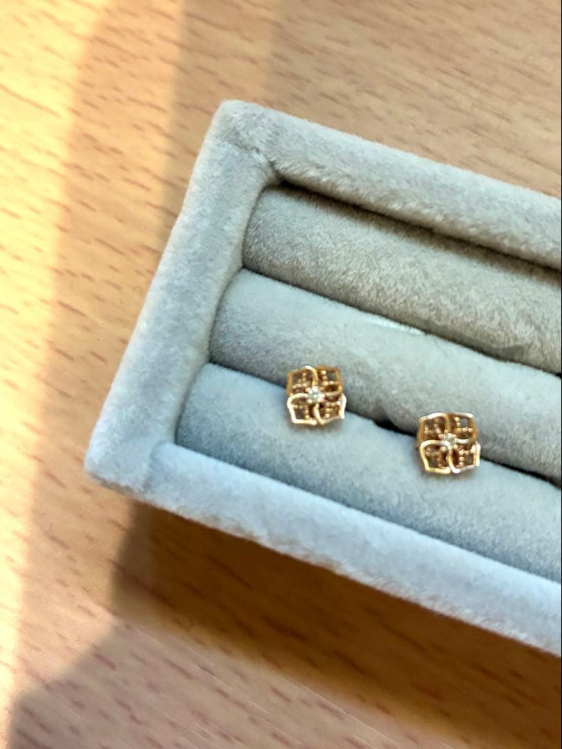 か*ん様 agate ダイヤモンドピアス　k10