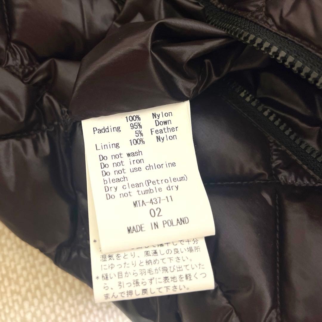 タトラス size02 リバーシブル ダウンベスト