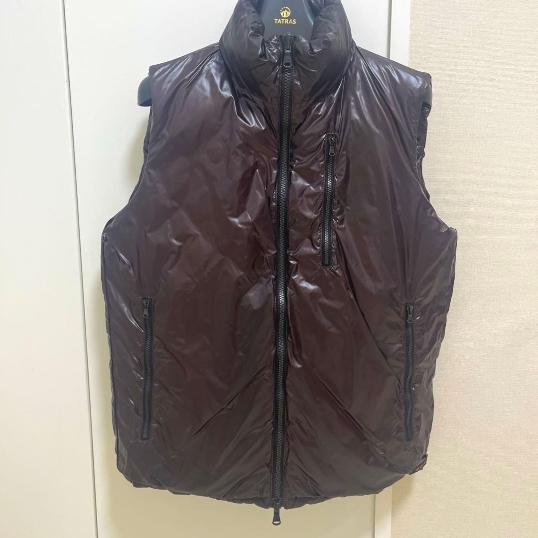 タトラス size02 リバーシブル ダウンベスト