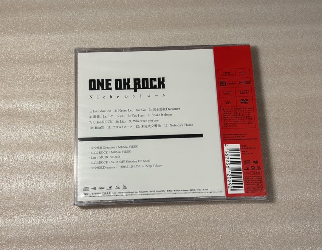 新品　ONE OK ROCK Nicheシンドローム　初回限定盤　未使用品