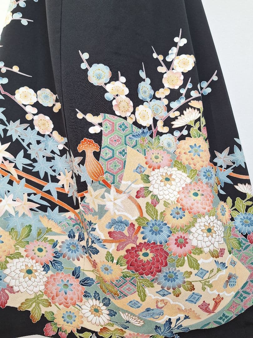 着物リメイクワンピース3635