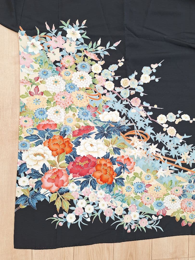 着物リメイクワンピース3635