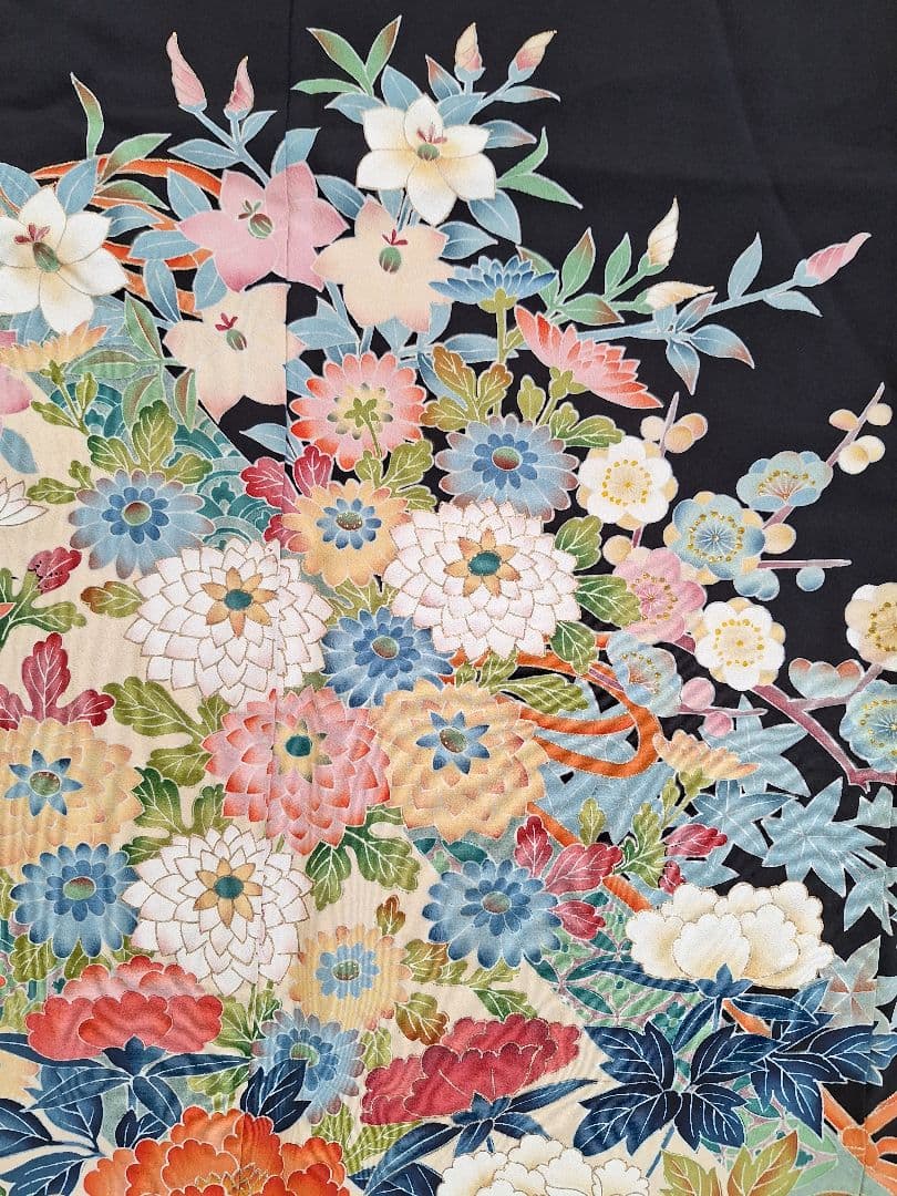 着物リメイクワンピース3635