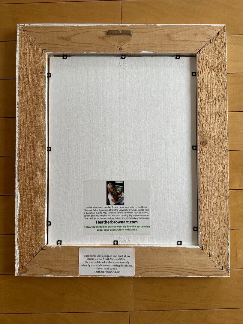 ヘザーブラウン　Heather Brown -Ku'uipo's- 額縁付