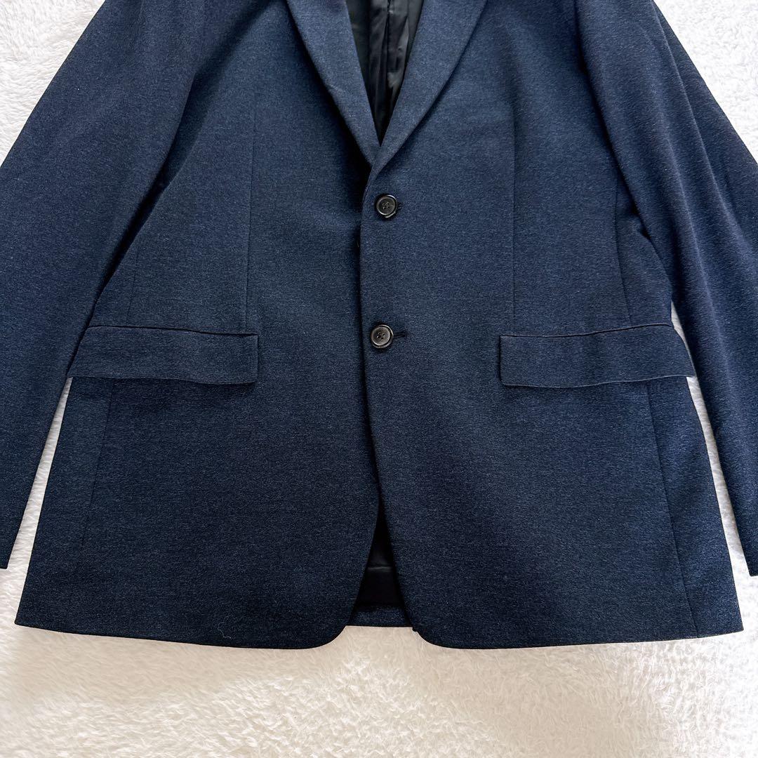 【Theory】ジャケット ジャージ ストレッチ 40サイズ ネイビー 現行タグ