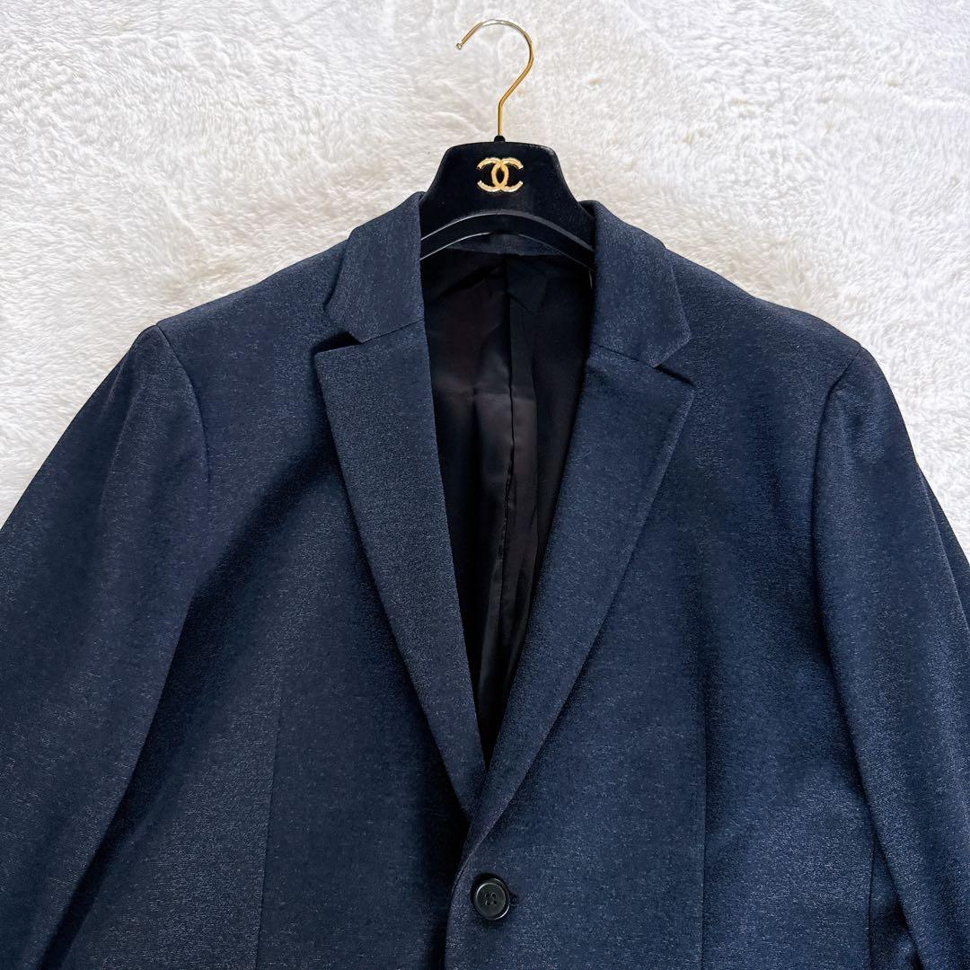 【Theory】ジャケット ジャージ ストレッチ 40サイズ ネイビー 現行タグ