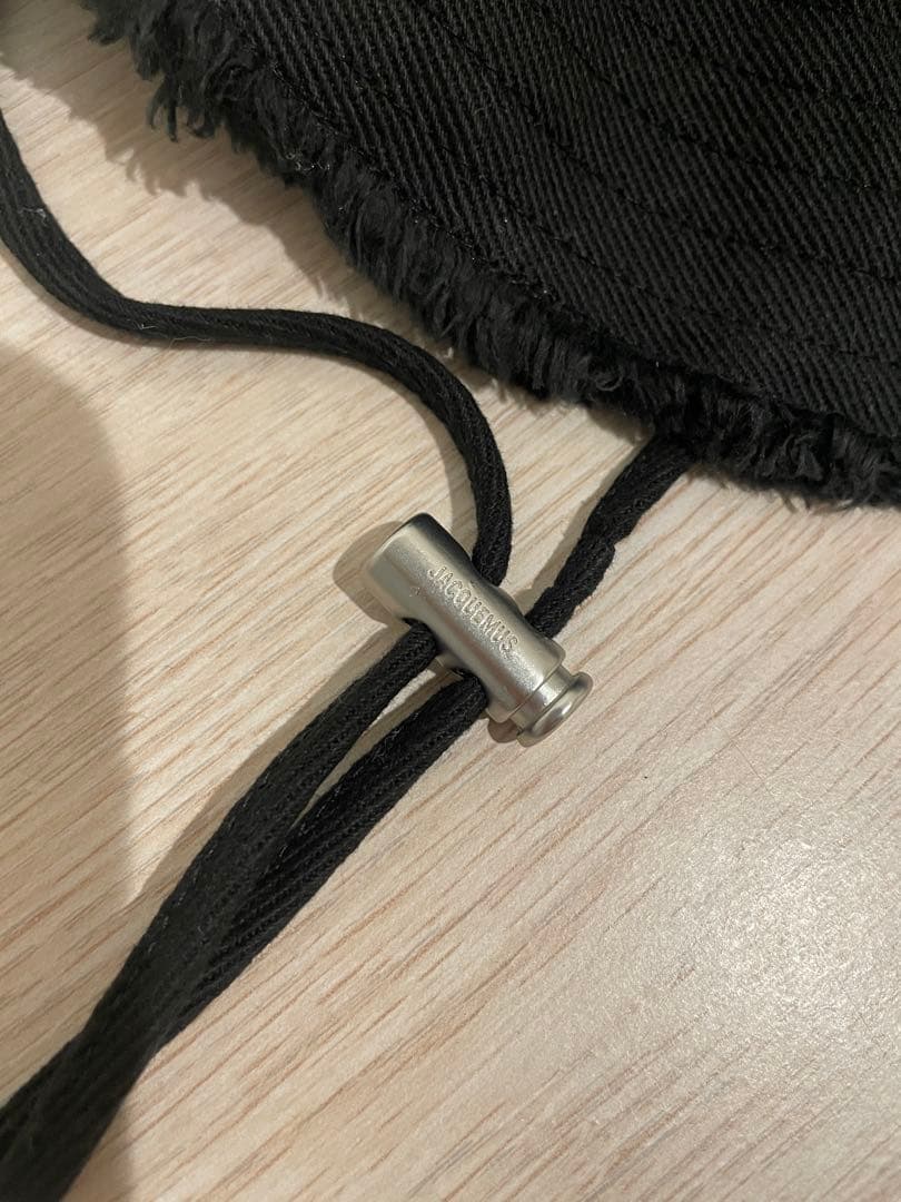 JACQUEMUS ブラック バケットハット　西洸人