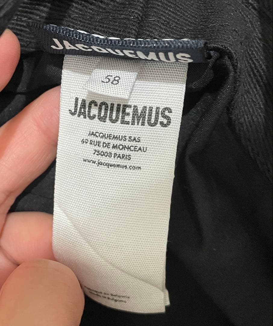 JACQUEMUS ブラック バケットハット　西洸人