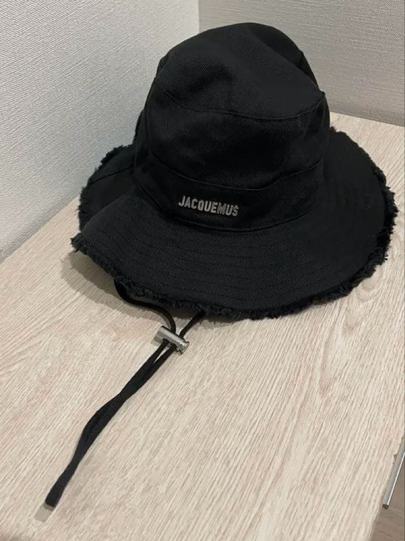 JACQUEMUS ブラック バケットハット　西洸人