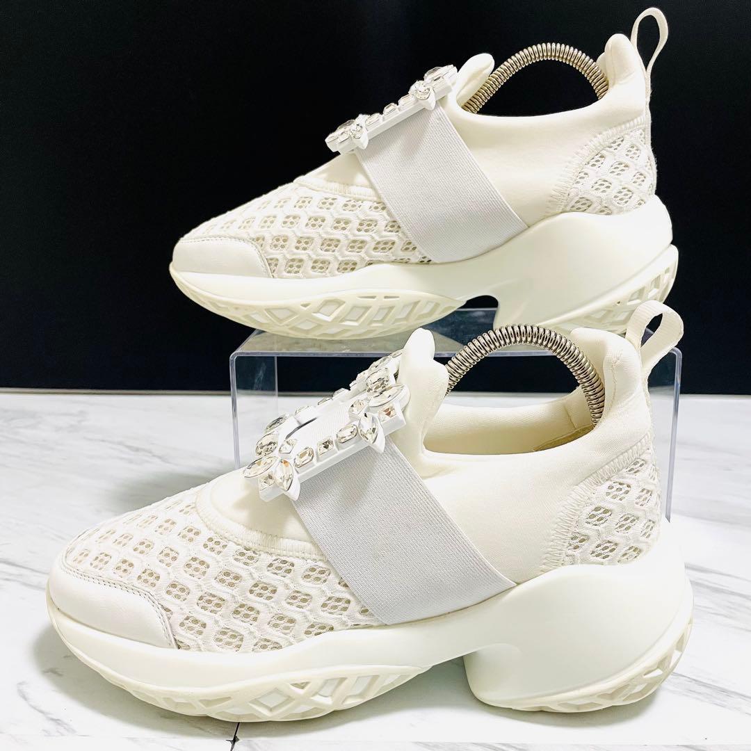 美品⭐️ロジェヴィヴィエ ヴィヴラン ストラスバックル ファブリック 25cm