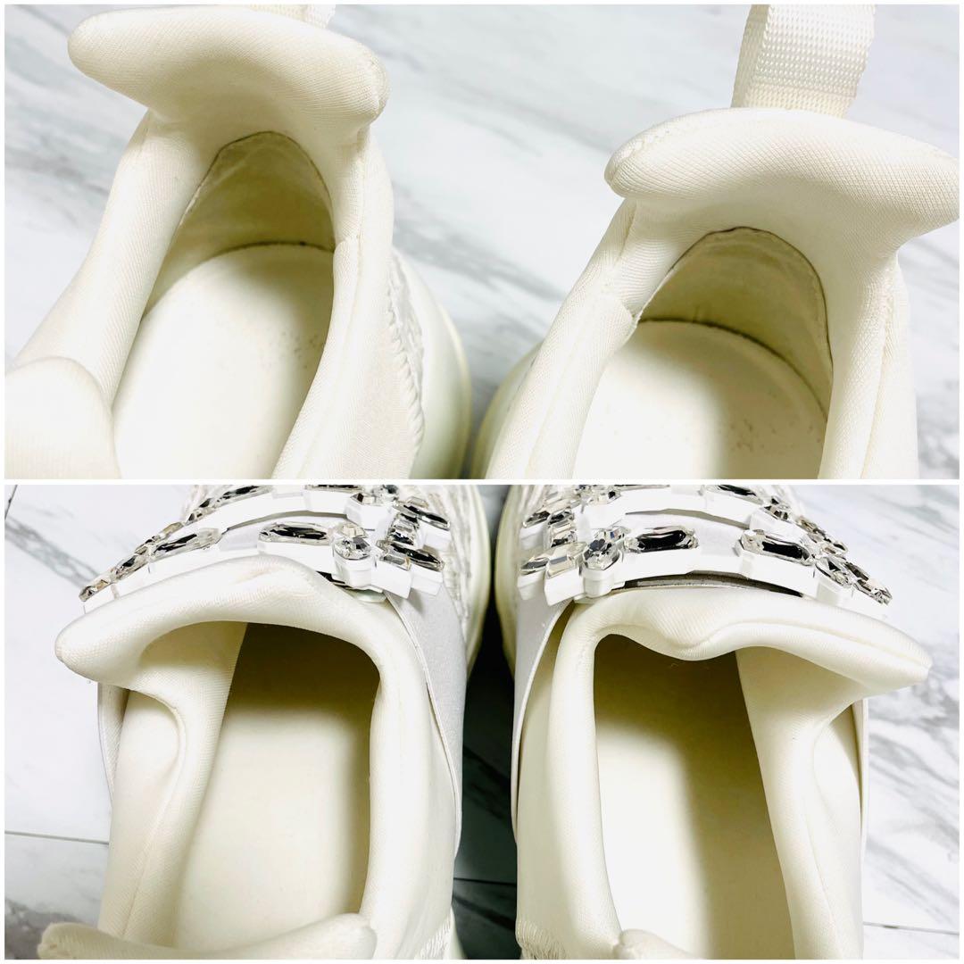 美品⭐️ロジェヴィヴィエ ヴィヴラン ストラスバックル ファブリック 25cm