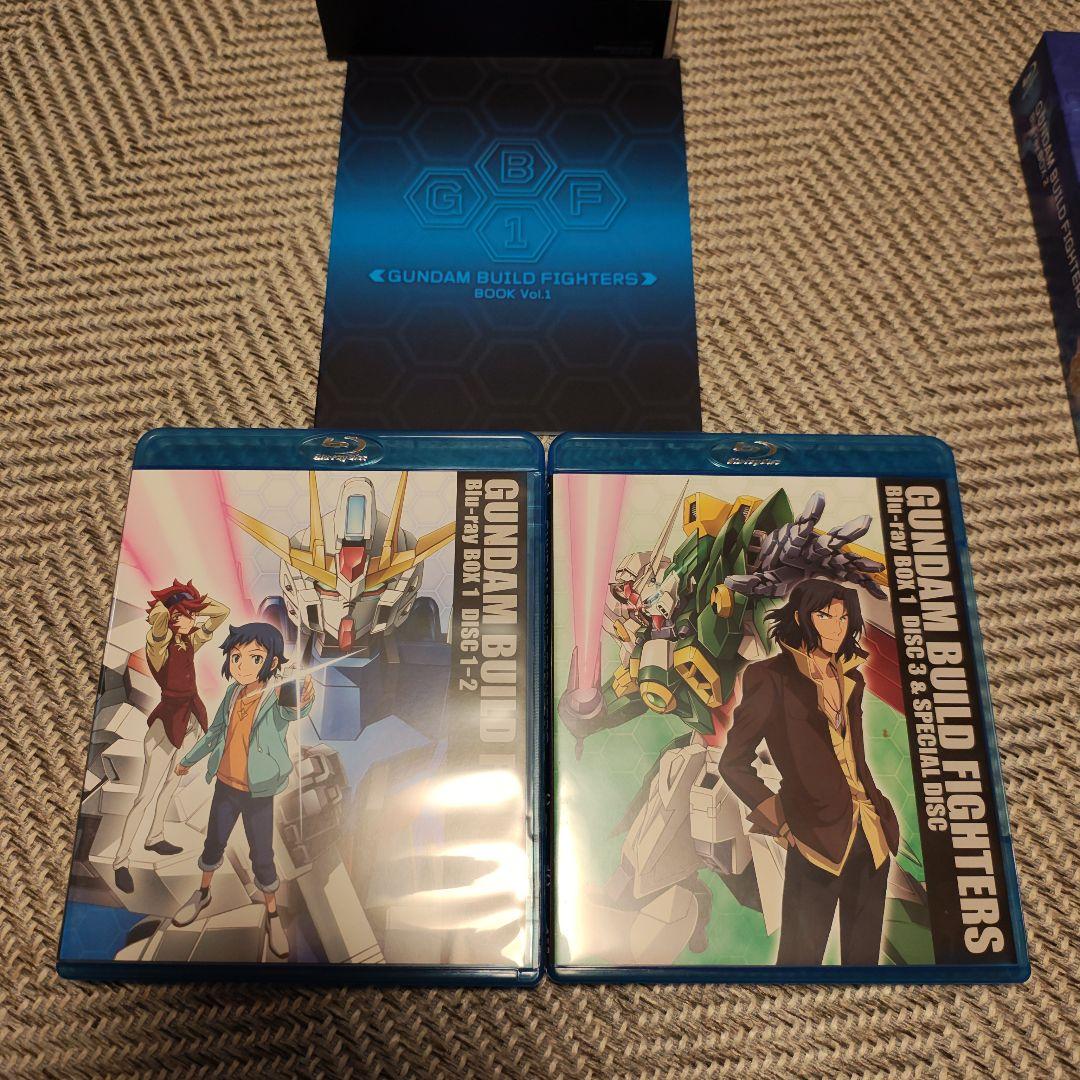 【美品】ガンダムビルドファイターズ Blu-ray BOX1+2 スタンダード版