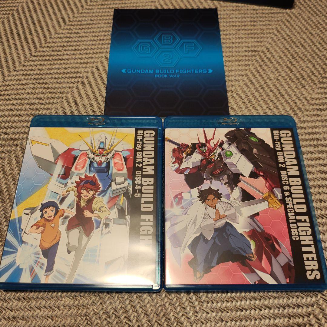 【美品】ガンダムビルドファイターズ Blu-ray BOX1+2 スタンダード版