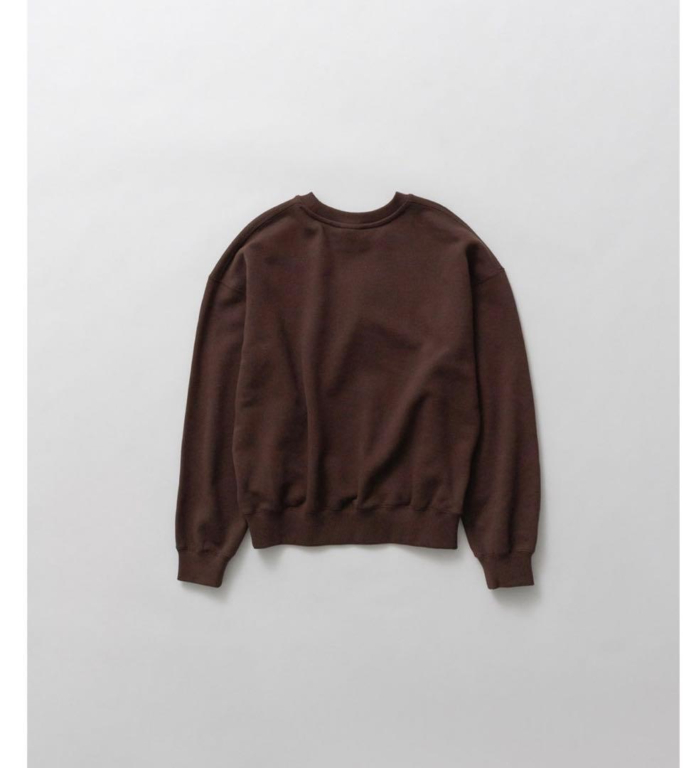 haag 韓国　birthday sweatshirt スウェット　ブラウン