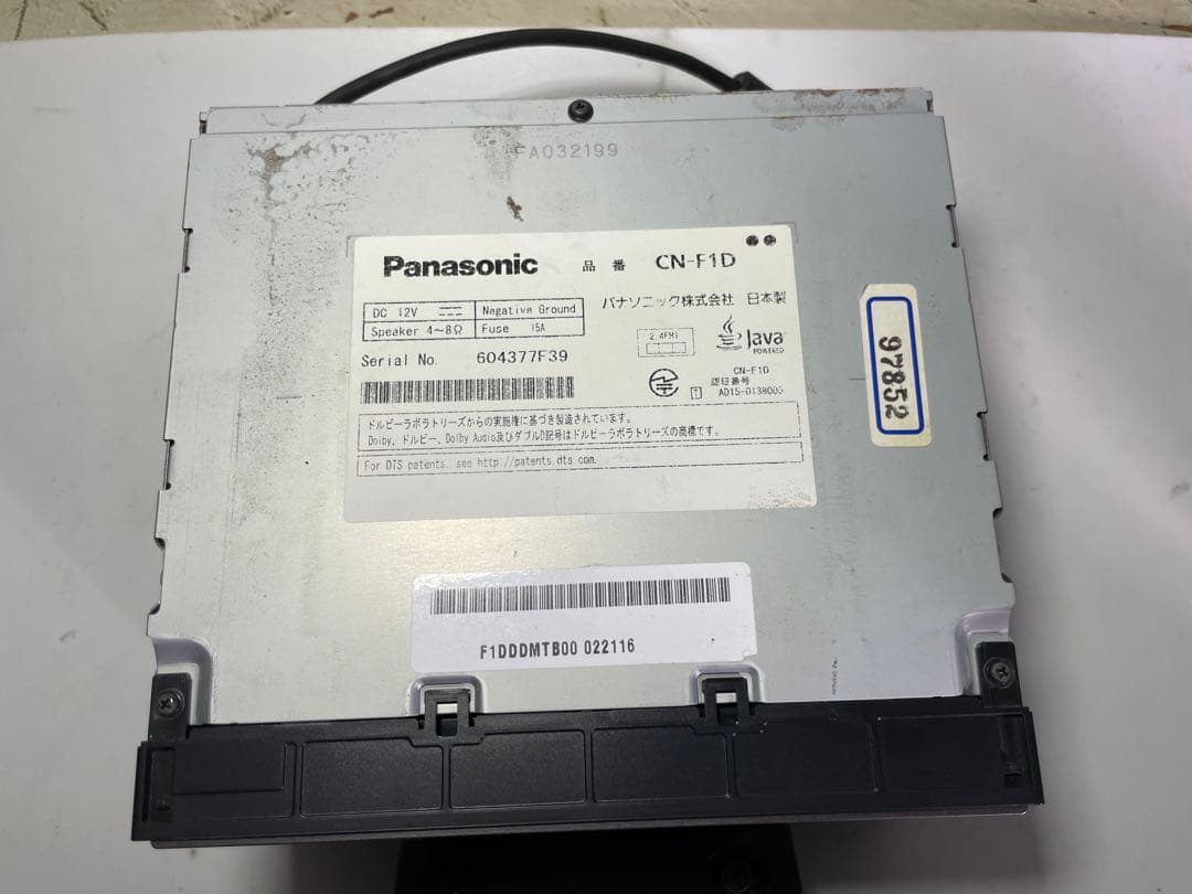 Panasonic CN-F1D ナビ