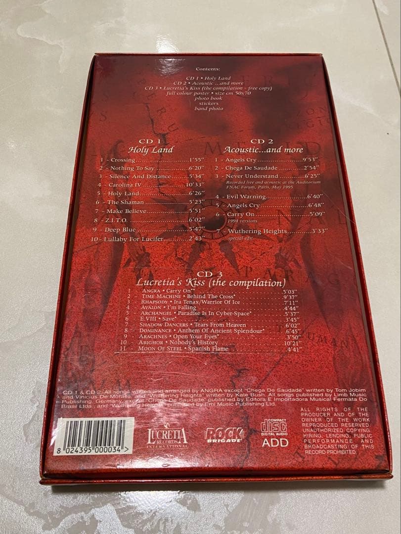 激レア　ANGRA The Holy Box