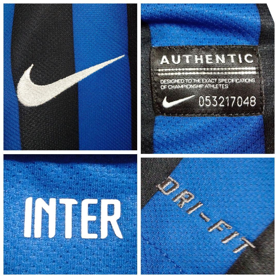 ナイキ インテル ユニフォーム 11/12 ピレリ中国語表記モデル タグ付き