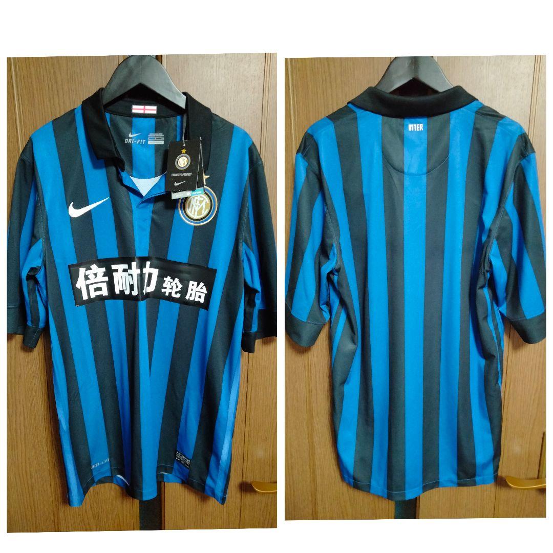 ナイキ インテル ユニフォーム 11/12 ピレリ中国語表記モデル タグ付き
