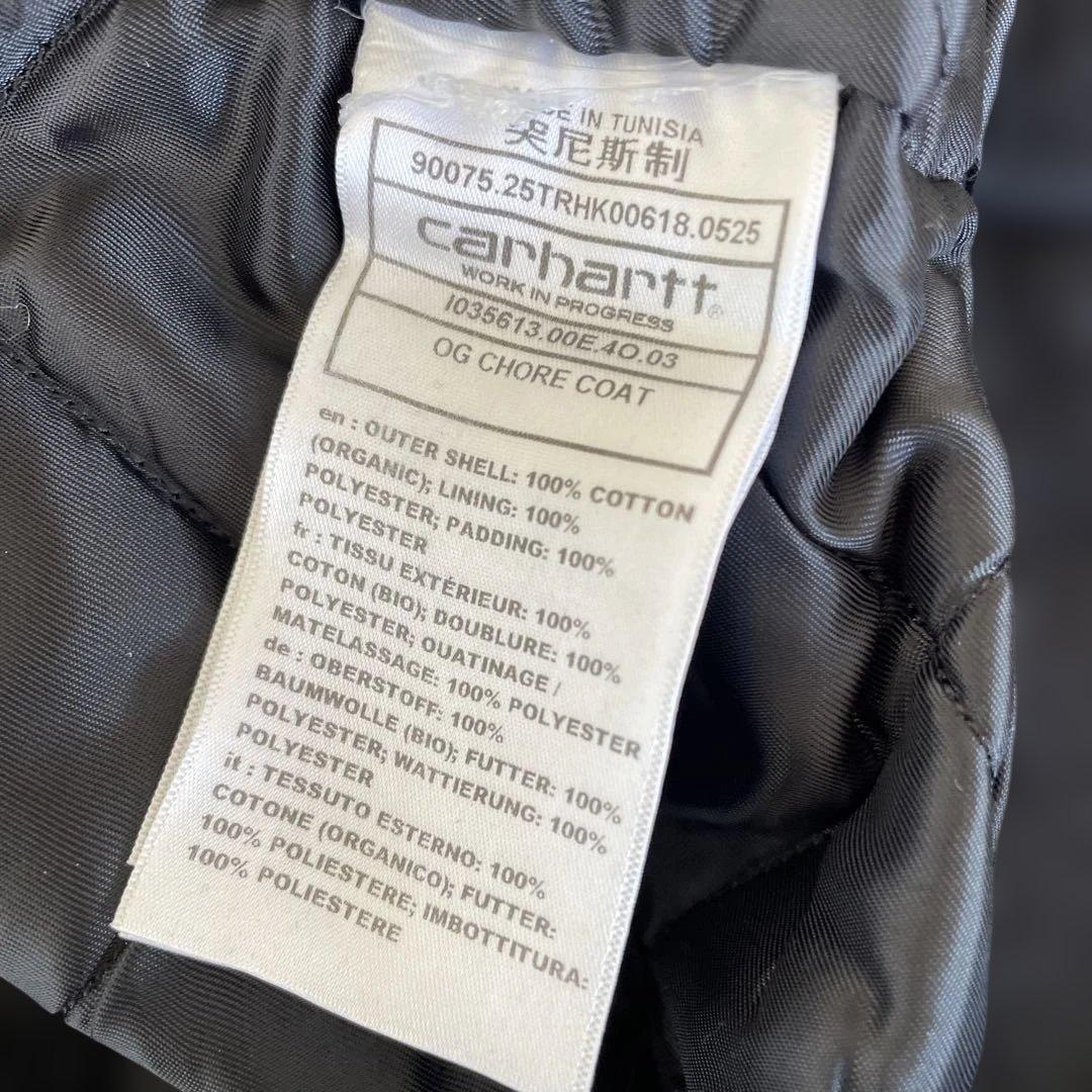 し*ん様 カーハート WIPOGチョアコート黒CARHARTT WIPサイズS