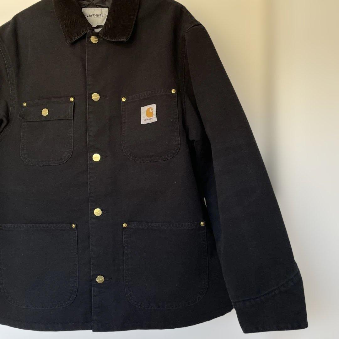 し*ん様 カーハート WIPOGチョアコート黒CARHARTT WIPサイズS