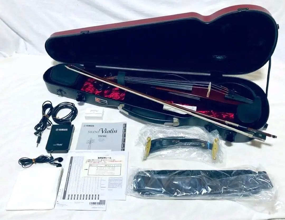 総額16万 新品同等 YAMAHA サイレントバイオリン YSV104 セット