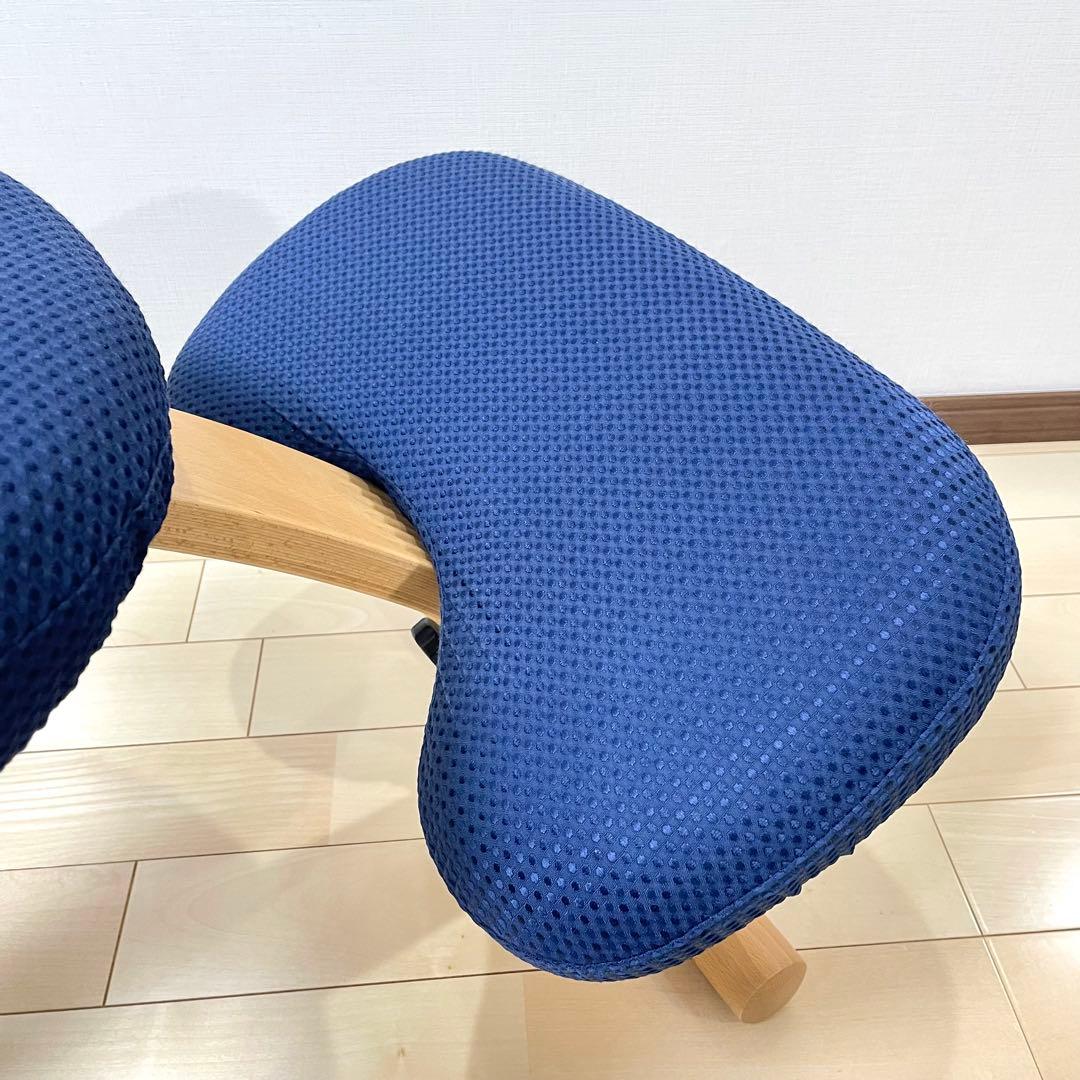 バランスラボ バランスチェア バランスイージー ネイビー 中古品 サカモトハウス