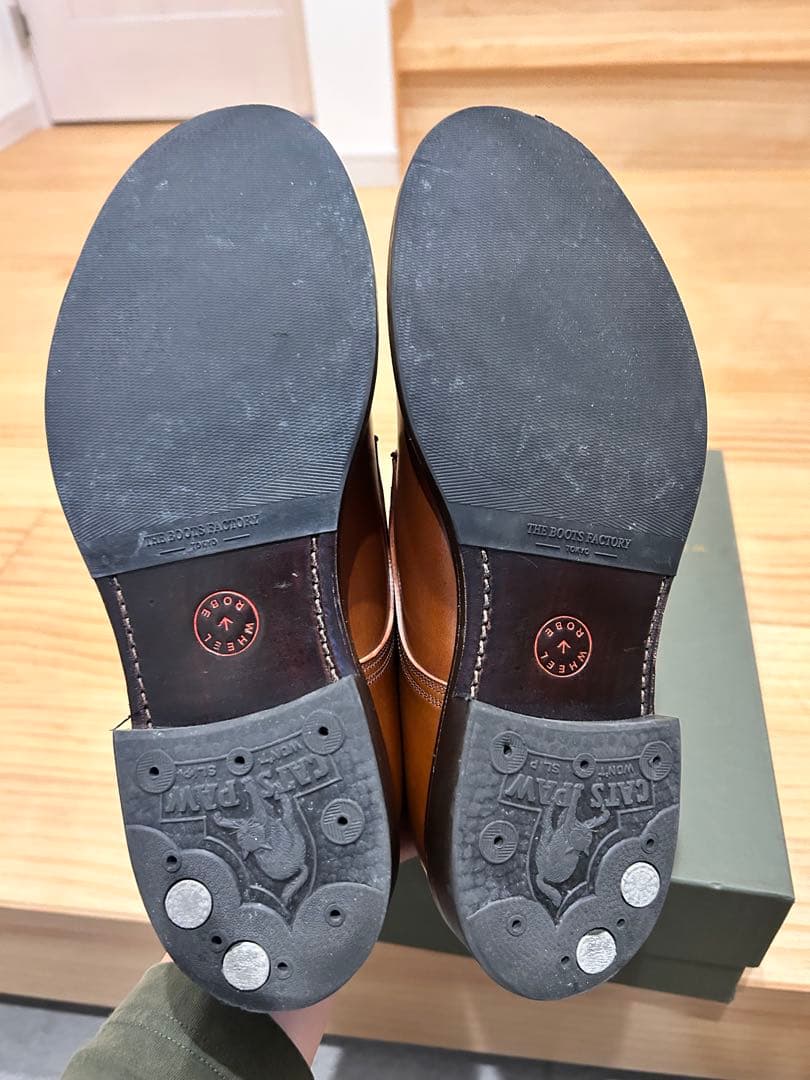 wheelrobe コードバン パンチドキャップトゥダービー サイズ7D