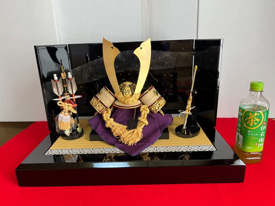 純金箔押之兜セット