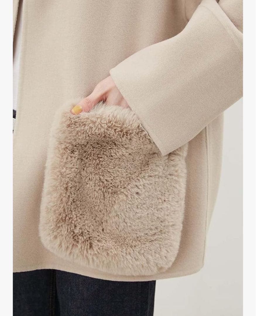 2WAYファーポケットリバーコート