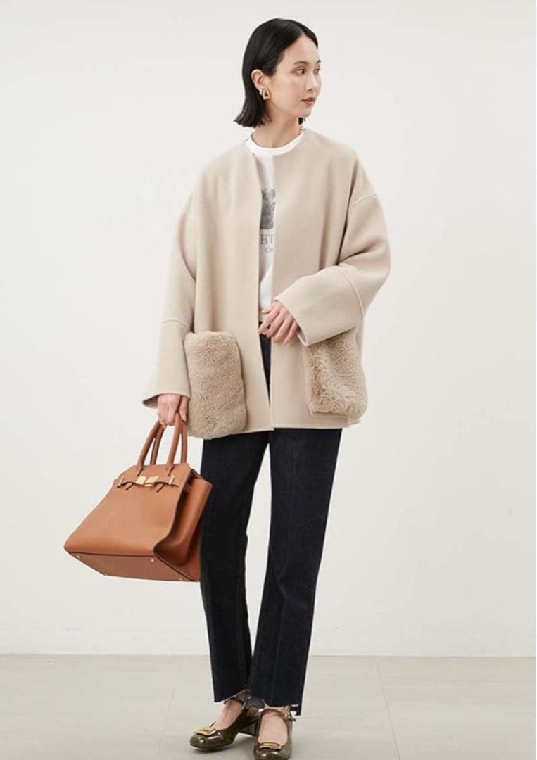 2WAYファーポケットリバーコート